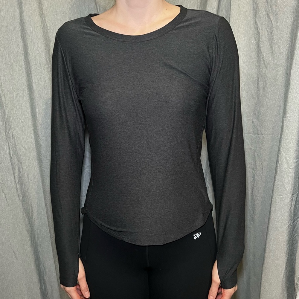 Old Navy Charcoal Long Sleeve Top
